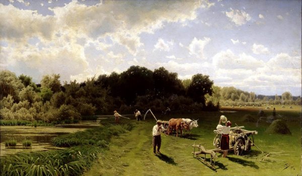 «Сенокос», 1887 г., Николай Александрович Сергеев