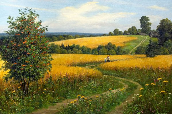 Художник Сергей Курицын пейзажи