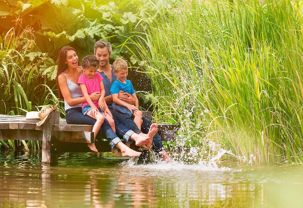 Летом на речке