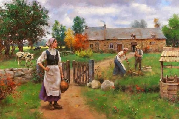 Владимир Жданов живопись сенокос