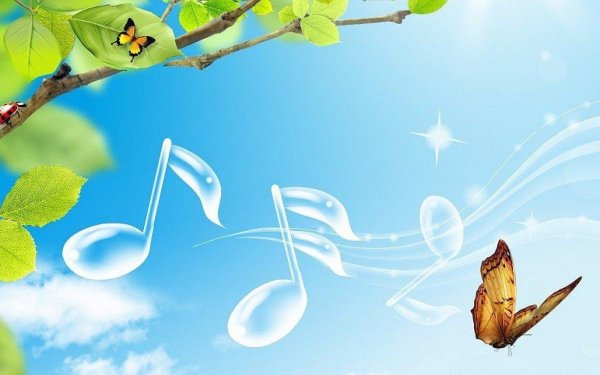 Весенний фон для презентации