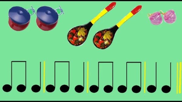 Ритмические карточки для малышей