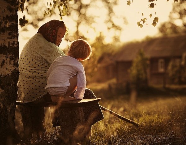 Лето у бабушки в деревне
