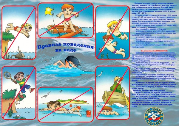 Правила безопасности на воде летом для детей