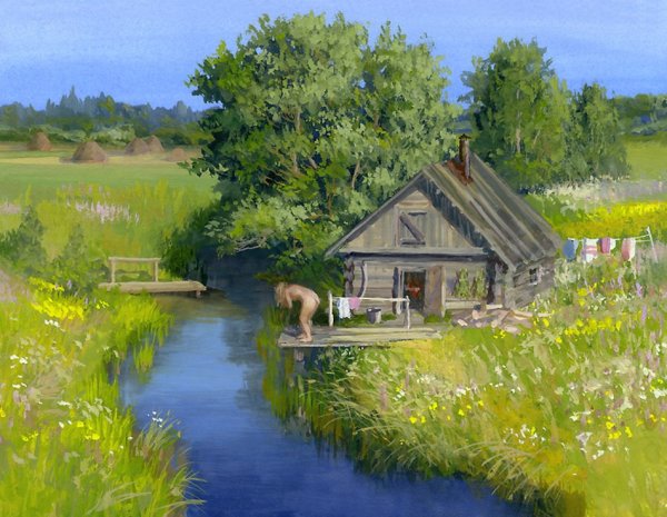 Деревенская улочка