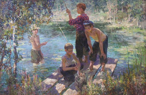 Богданов -Бельский Купальщица