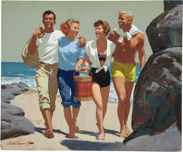 Художник-иллюстратор Arthur Saron Sarnoff