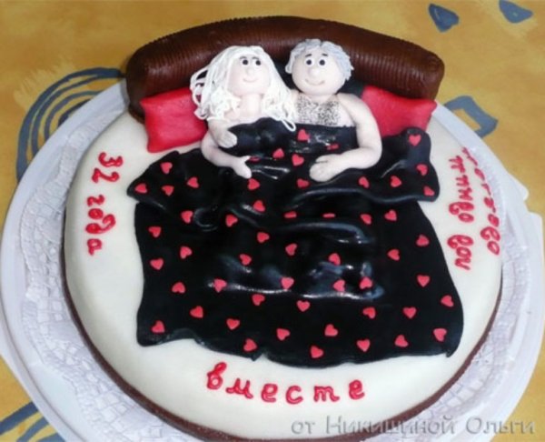 Смешные торты на годовщину свадьбы