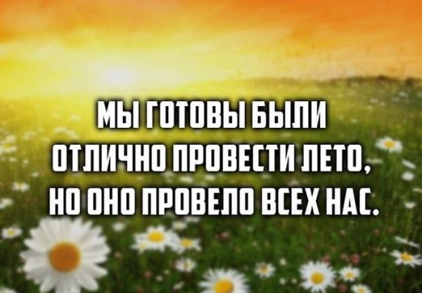 Высказывания про Холодное лето