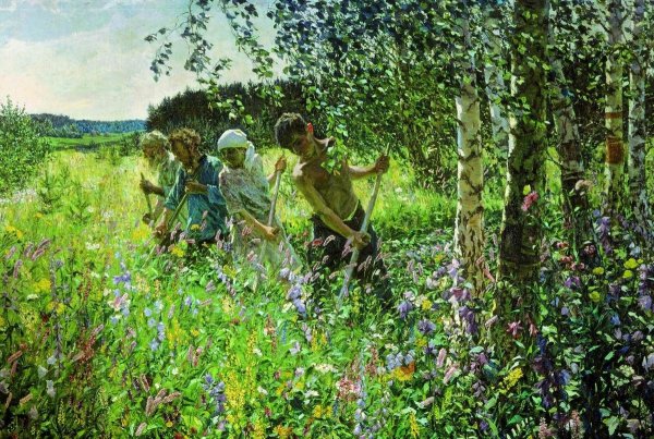 Аркадий пластов сенокос 1945