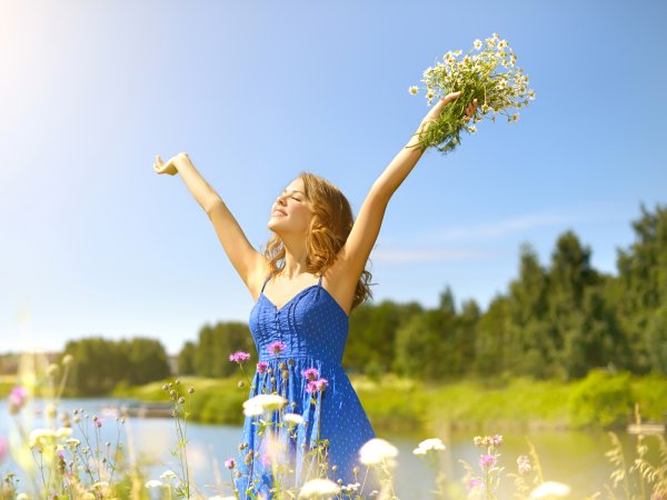 Женщина лето