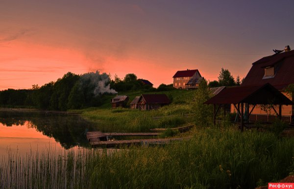 Русская деревня Околица