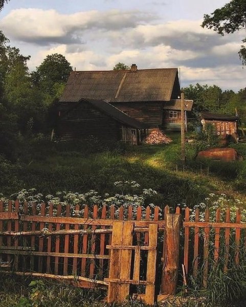 Сумерки в деревне