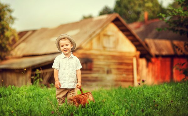 Малыши. В деревне
