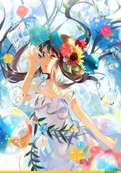 Арты с яркими цветами