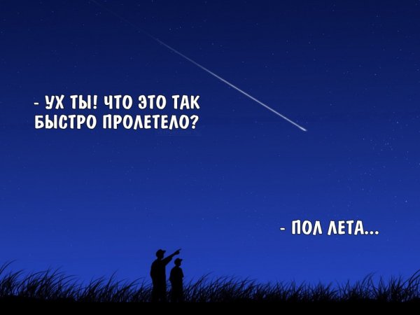 Пол лета пролетело