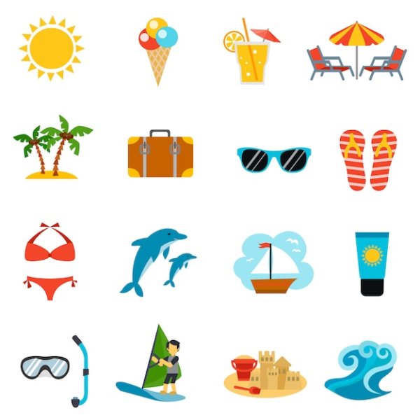 Символы летнего отдыха