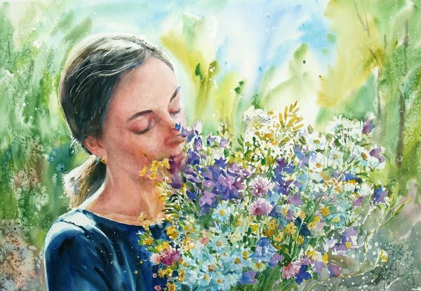 Роза Савинова картины портрет