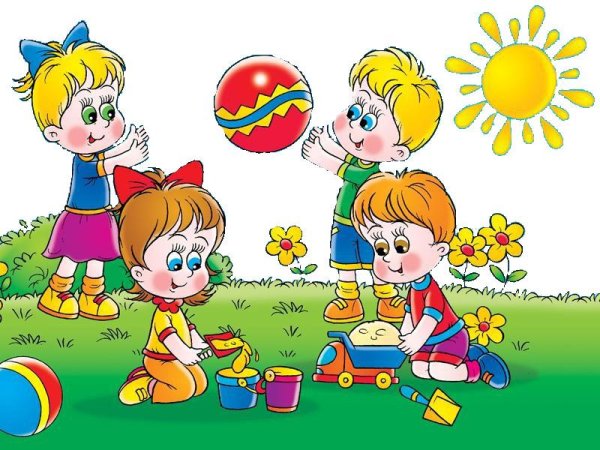 Прогулка в парке с детьми