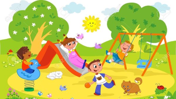 Мама с ребенком на прогулке