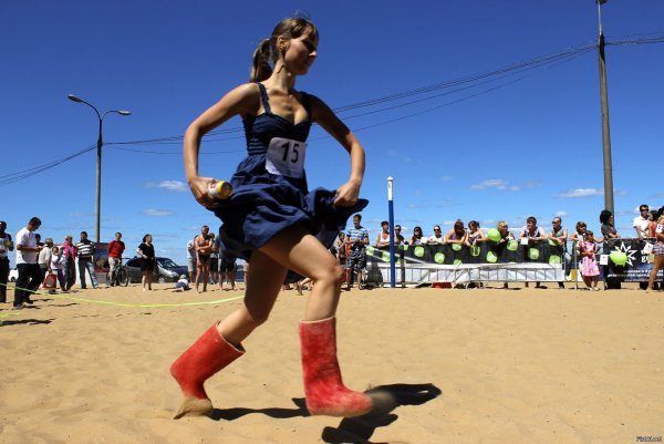 Летом в валенках