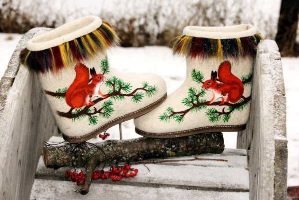 Смешные валенки