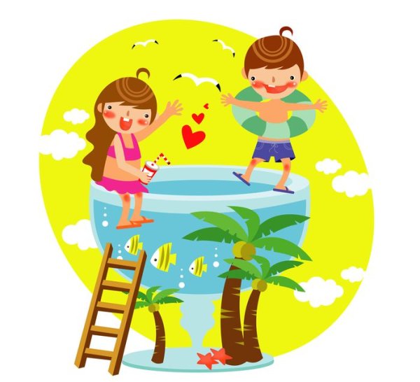 Лето картинки для детей