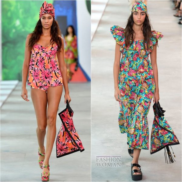 Платья с яркими принтами