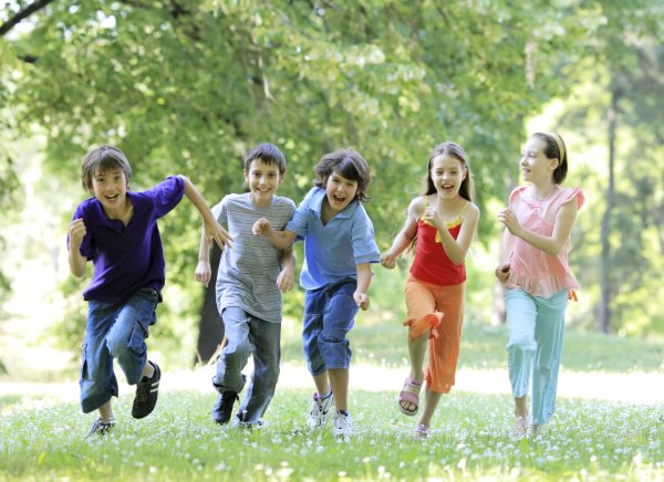 Дети в парке