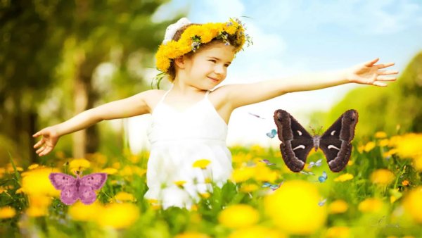 Дети под солнышком