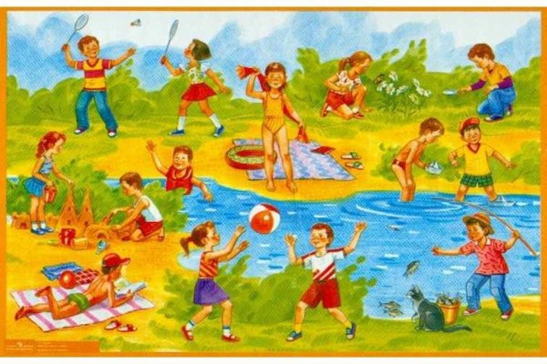 Карточки с изображением времени года