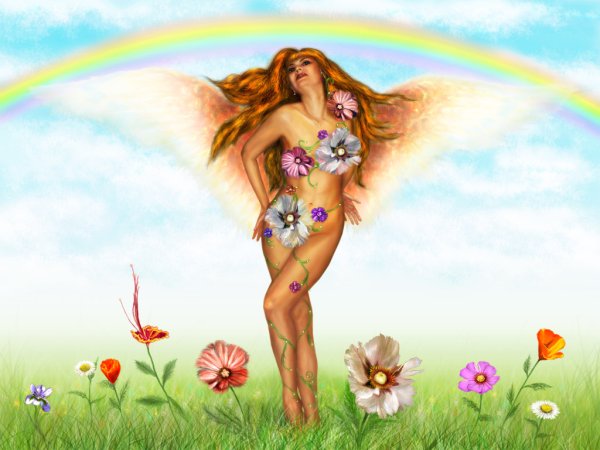 Лето в образе человека