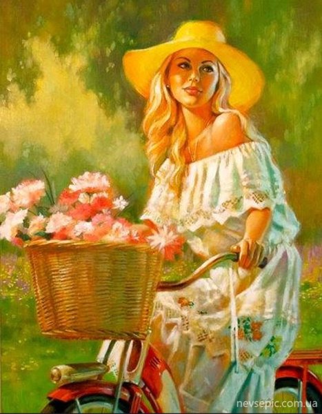 Девушка рисунок