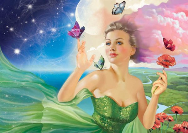 Женщина лето