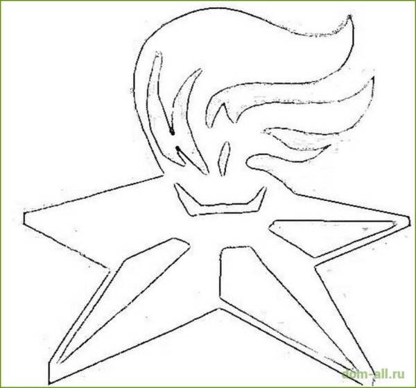 Трафареты на окна к 9 мая