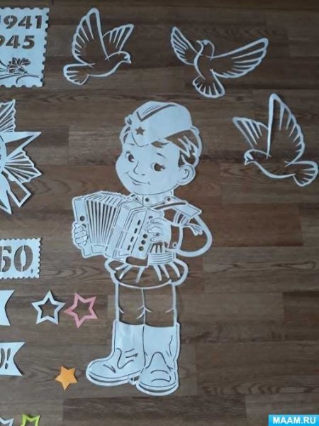 Вытынанка день Победы