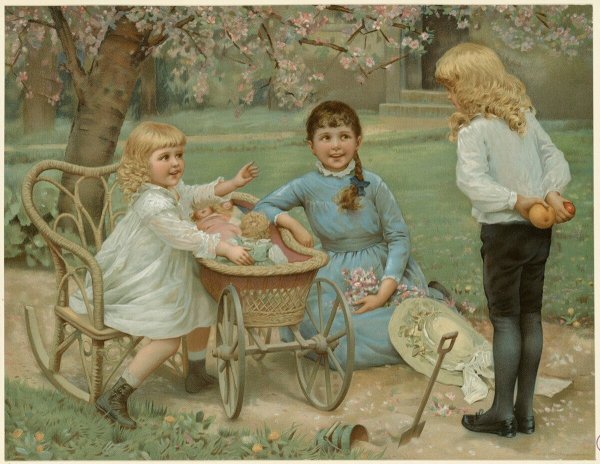 Старинные открытки цветы