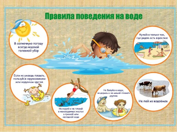 Правила безопасности на воде для детей