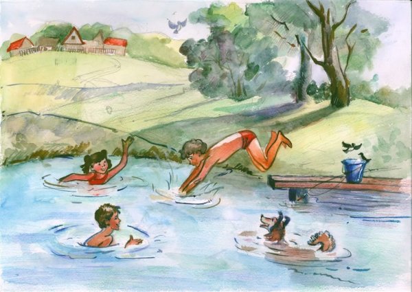 Дети море лето Александр Аверин