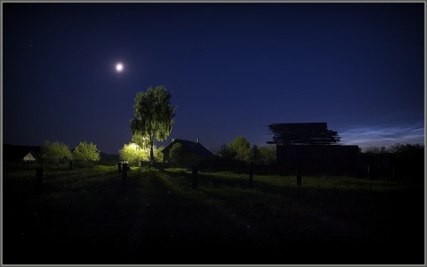 Ночь в деревне