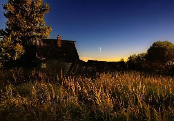 Летний вечер в деревне