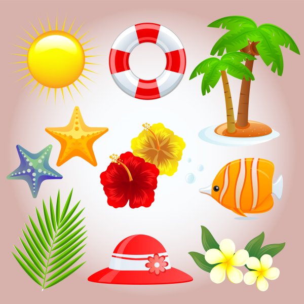 Лето элементы