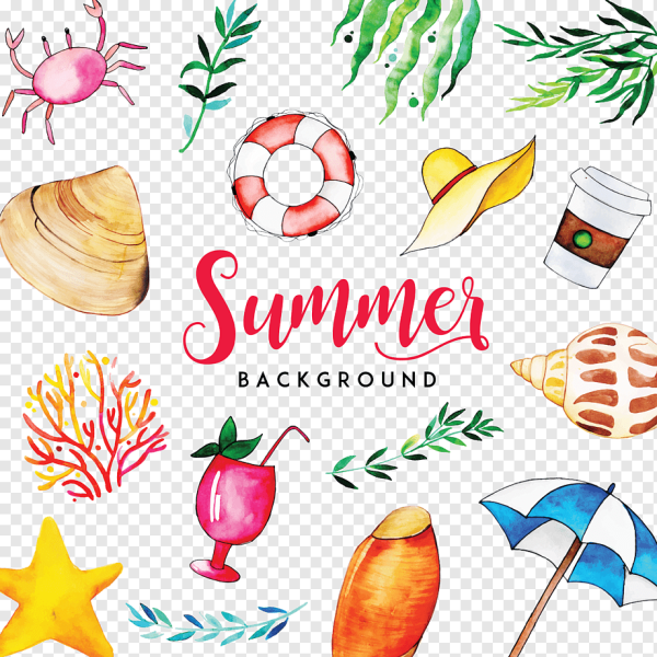 Векторные элементы лето