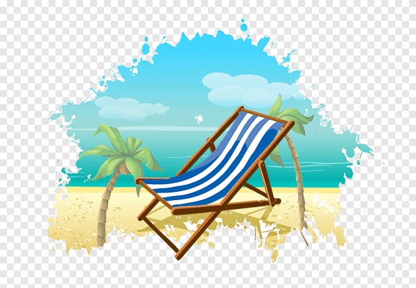 Пляж на прозрачном фоне