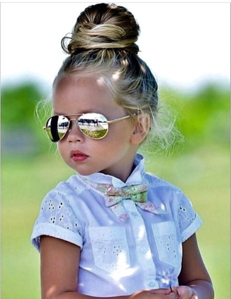 Стильные прически для девочек