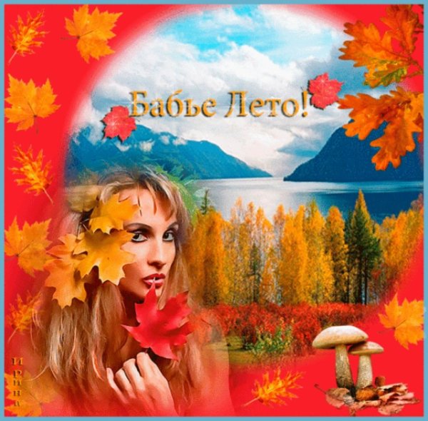 Бабье лето открытки
