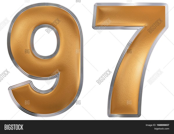Цифра 97 картинка