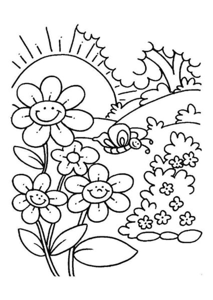 Раскраска пляж и море для детей