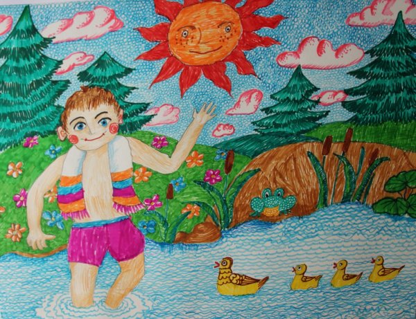 Рисунки на летнюю тему