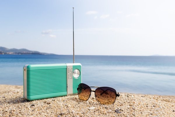 Радиоприемник на природе
